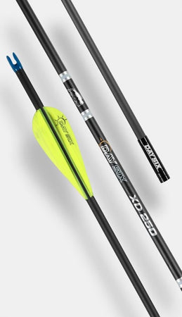 Half-Dozen XD 250 Four Fletch Arrow Shafts