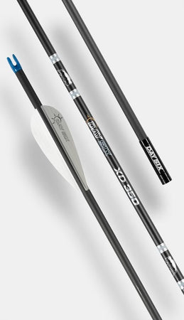 Half-Dozen XD 350 Three Fletch Arrow Shafts