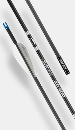 Dozen XD 400 Three Fletch Arrow Shafts