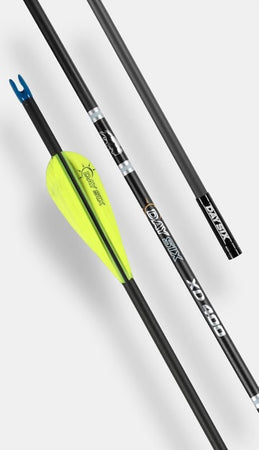 Dozen XD 400 Four Fletch Arrow Shafts