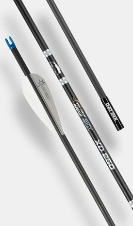 Dozen XD 250 Three Fletch Arrow Shafts