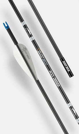 Half-Dozen XD 350 Three Fletch Arrow Shafts