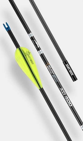 Half-Dozen XD 400 Four Fletch Arrow Shafts
