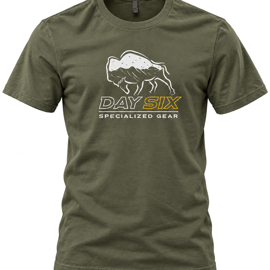 Day Six Gear Buffalo SS Tee    (3 Colors)