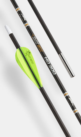 Half-Dozen HD 300 Four Fletch Arrow Shafts