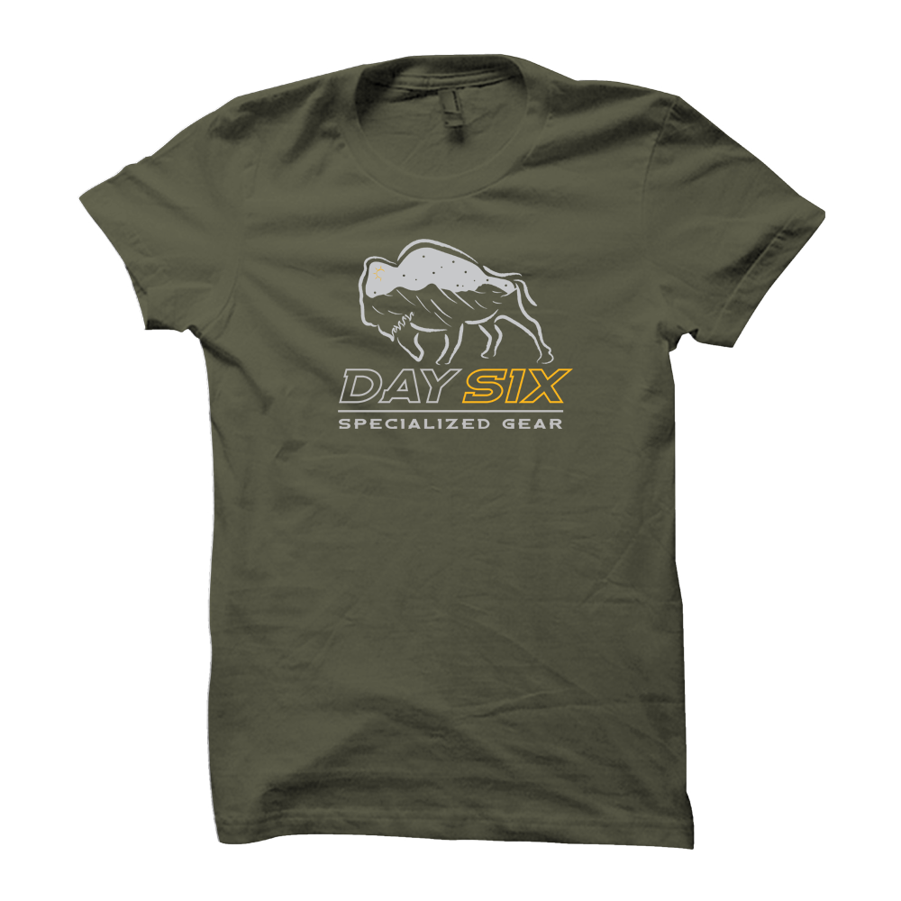 Day Six Gear Buffalo SS Tee    (3 Colors)